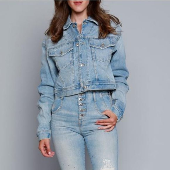 jonathan sherpa denim jacket